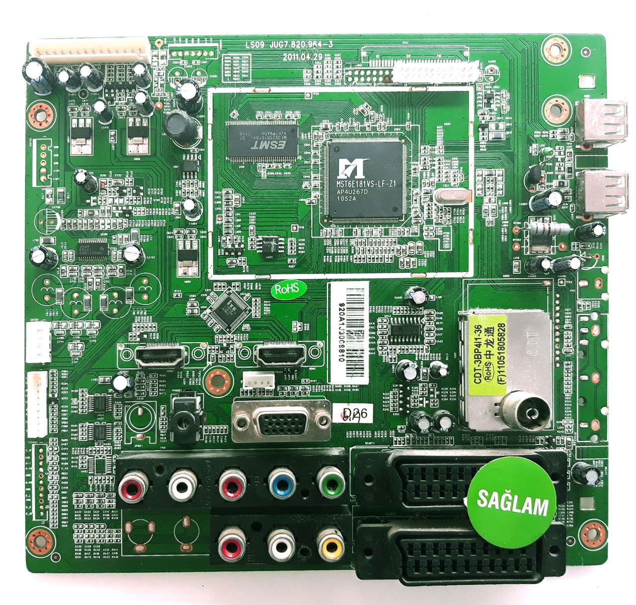 JUG7.820.964-3 , LS09 , PR32F82 , LCD , LTA320AP05 , PREMIER ANAKART