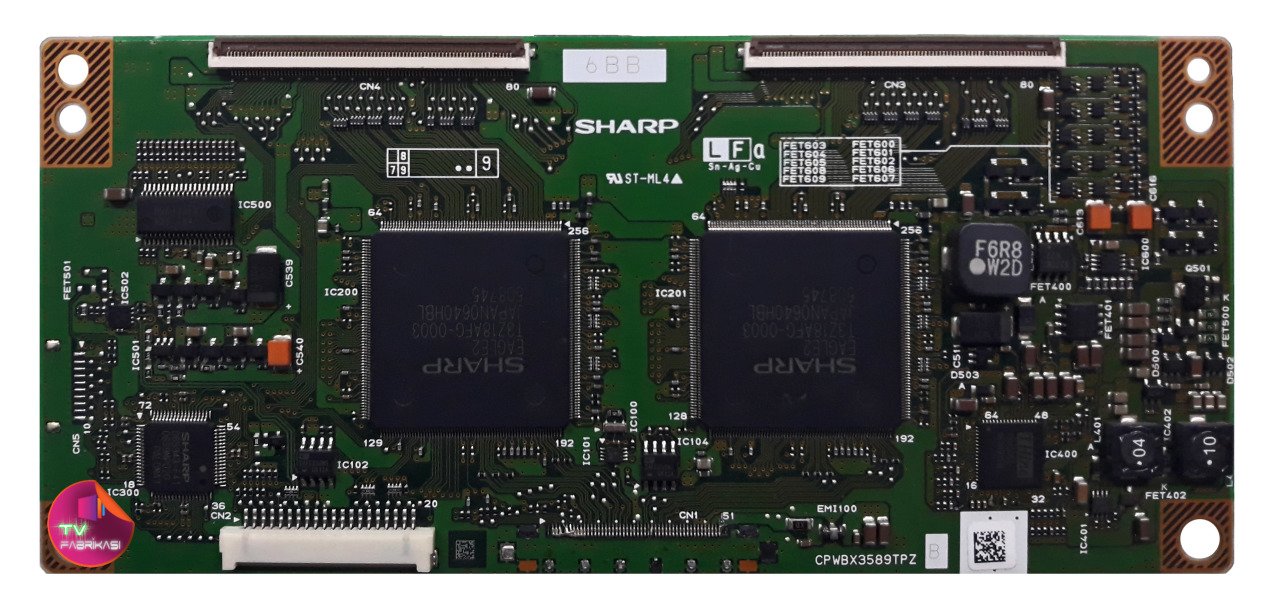 CPWBX3589TPZ , SHARP T-CON BOARD