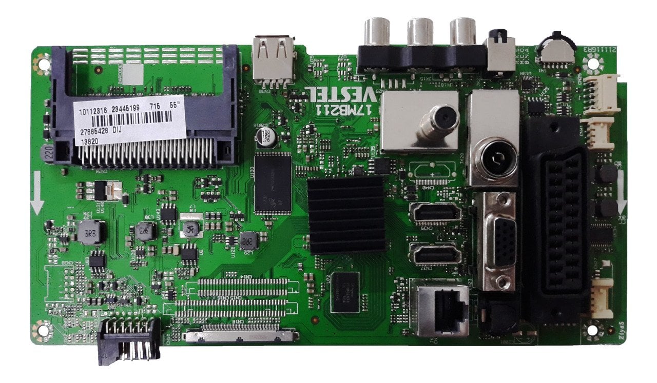 17MB211 , 23445199 , 55'' INCH DIJ PANEL , 55CF7620  , MAIN BOARD , VESTEL ANAKART