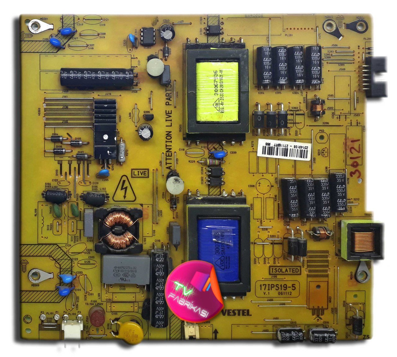 17IPS19-5 , 061112 , 23149106 , POWER BOARD , VESTEL BESLEME