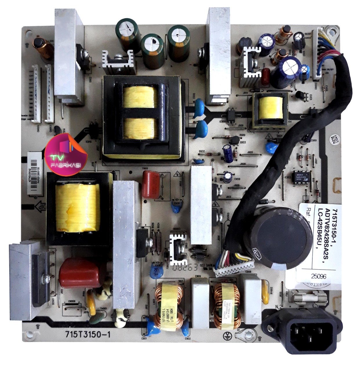 715T3150-1 , 715T3150-1 , ADTV82428SA2S , LC-42SB45U , POWER BOARD , SHARP BESLEME