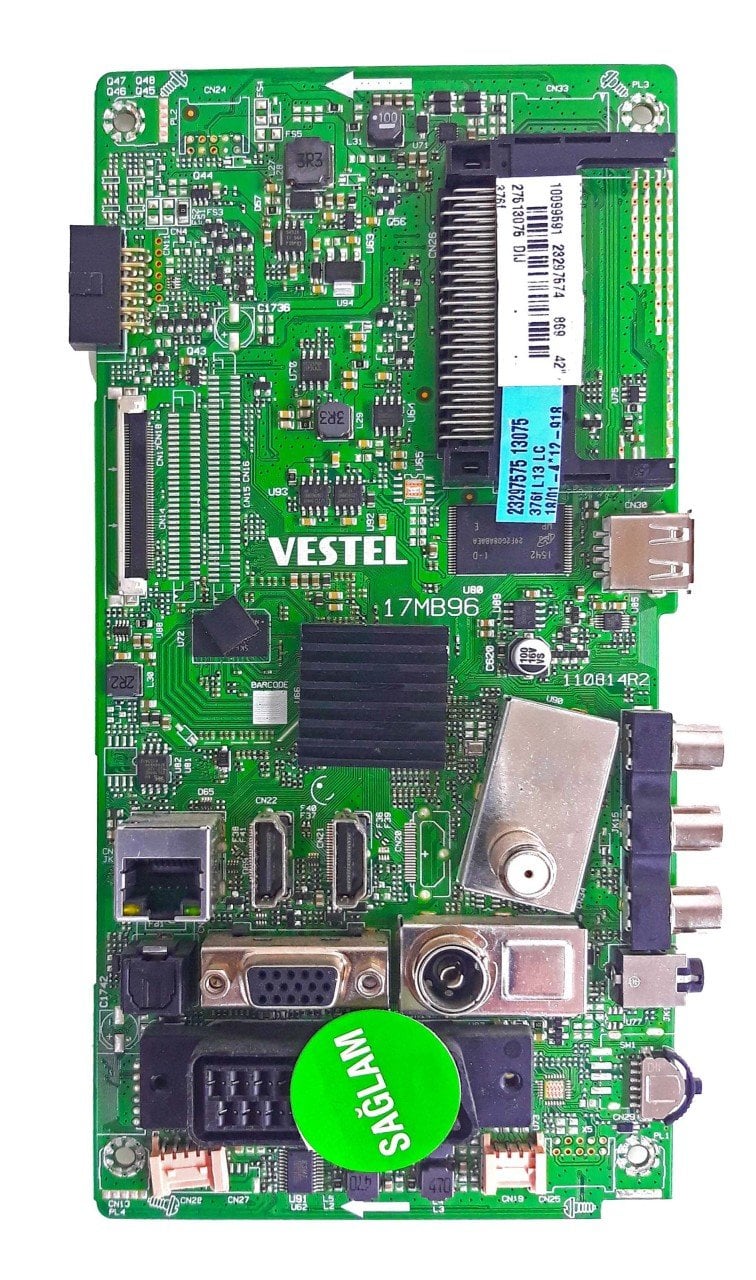 17MB96 , 110814R2 , 23297574 , 27513075 DIJ ,  VESTEL Anakart