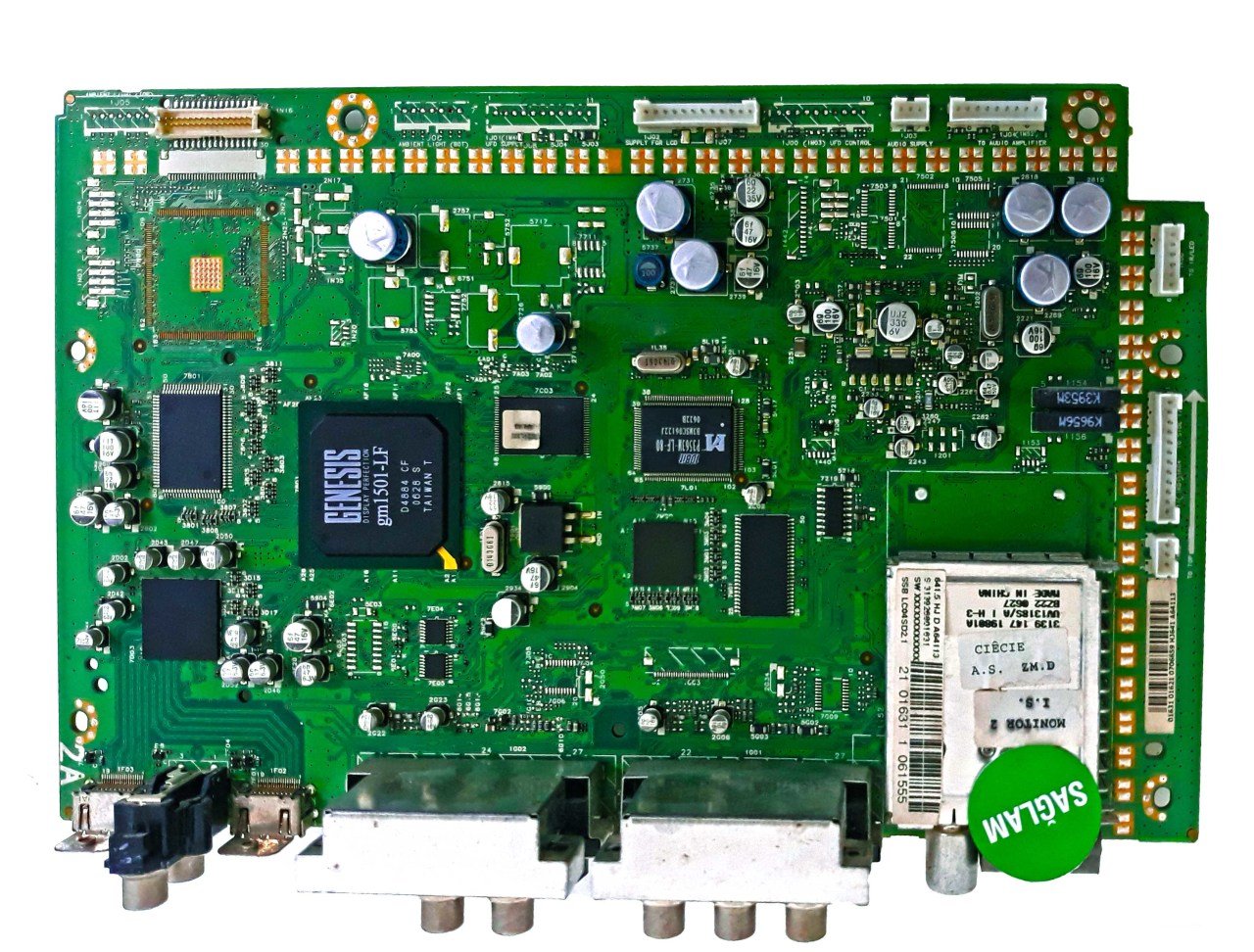 3139 123 6117.3 Wk.551.3 , PHILIPS , SİSTEM , MAİN BOARD , ANAKART