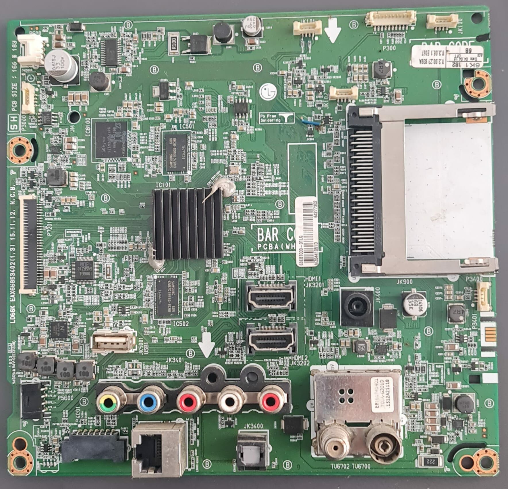32LH570U,EAX66853402(1.3),63EBT-01LQ,MZ6441051D,64277302,MAİN,BOARD,ANAKART