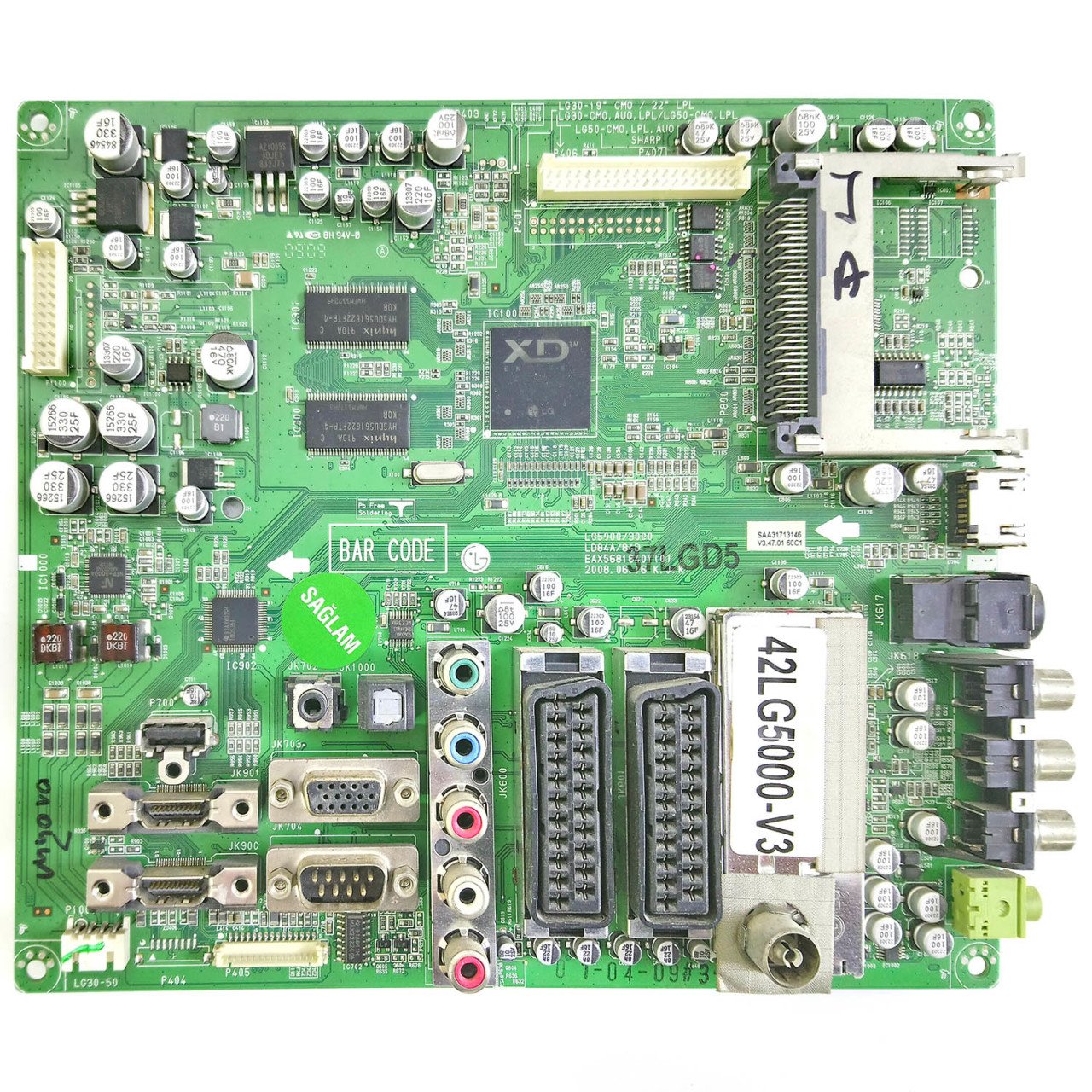 EAX56818401(0) , 42LG5000-V3 LG-PANEL , EBR43582202 , MAIN BOARD , LG ANAKART