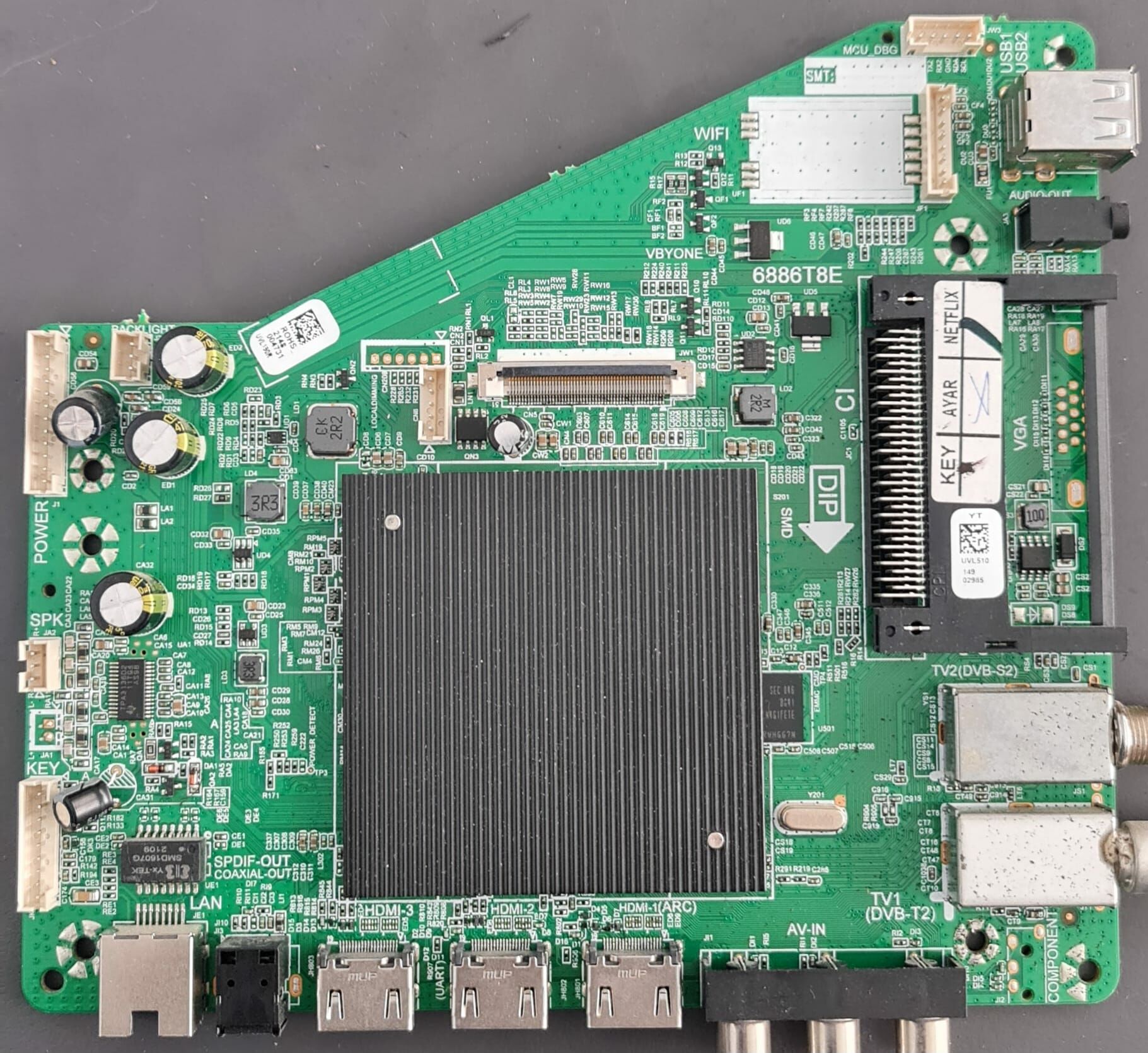 ALTUS,AL43B850 5B,6886T8E,UVL510,MAİN,BOARD