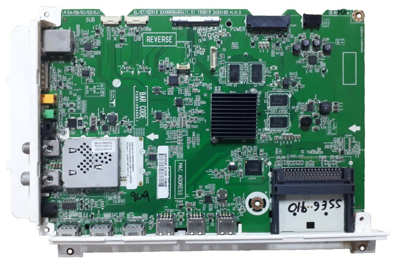 Eax 66564604(1.0) ,EBT64074005 , EBL61560002, MODEL 55EG910V LG Q LED , Main board , LG Anakart