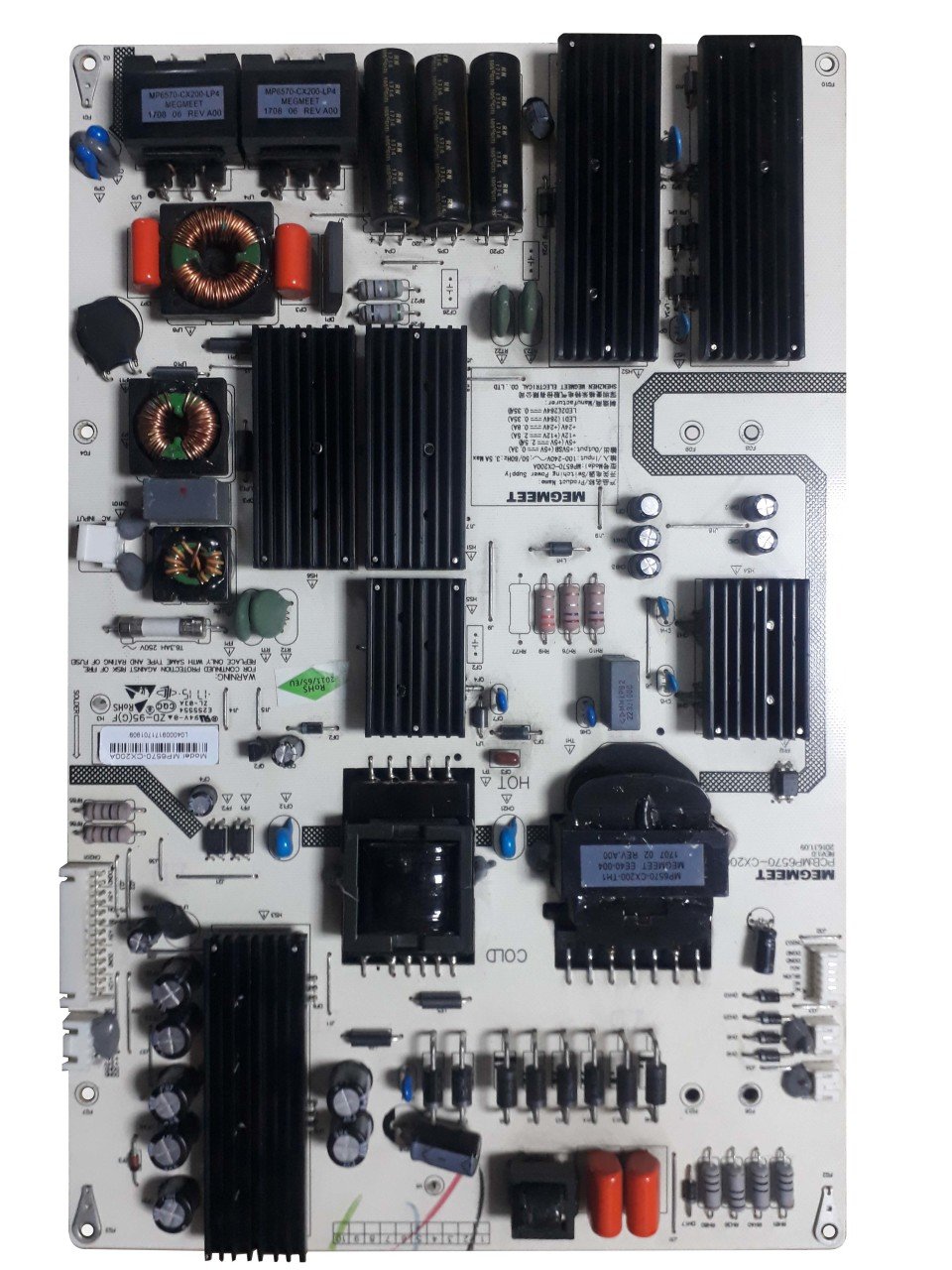 MP6570-CX200A , SN065LDUCV6488H-Y-2H , CX650DLEDM ,  Power Board , Sunny besleme