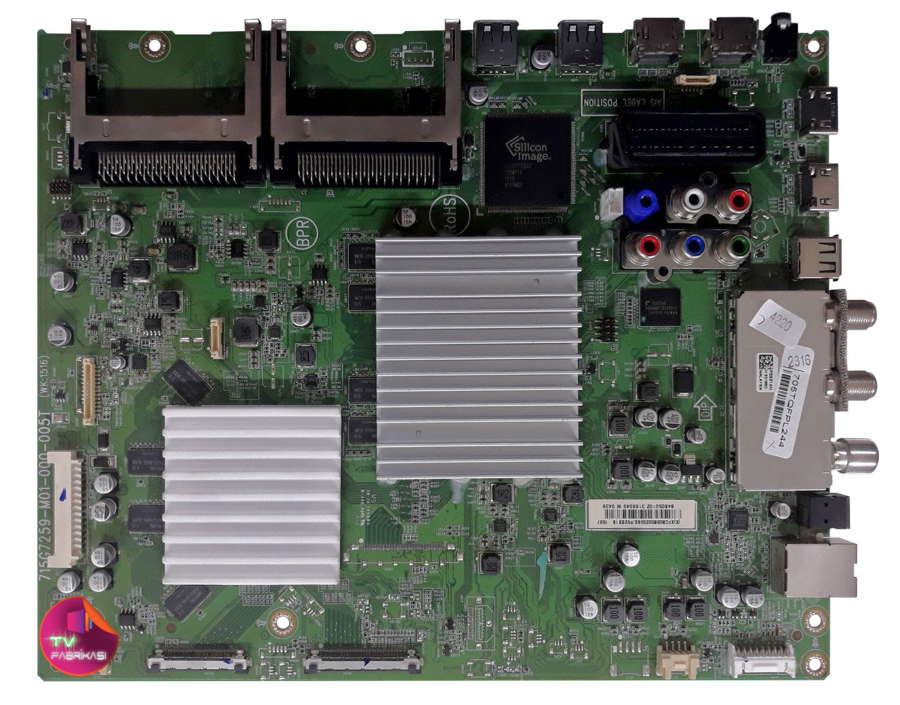 715G7259-M01-000-005T , (WK:1516) , 705TQFPL244 , PHILIPS ANAKART , MAIN BOARD