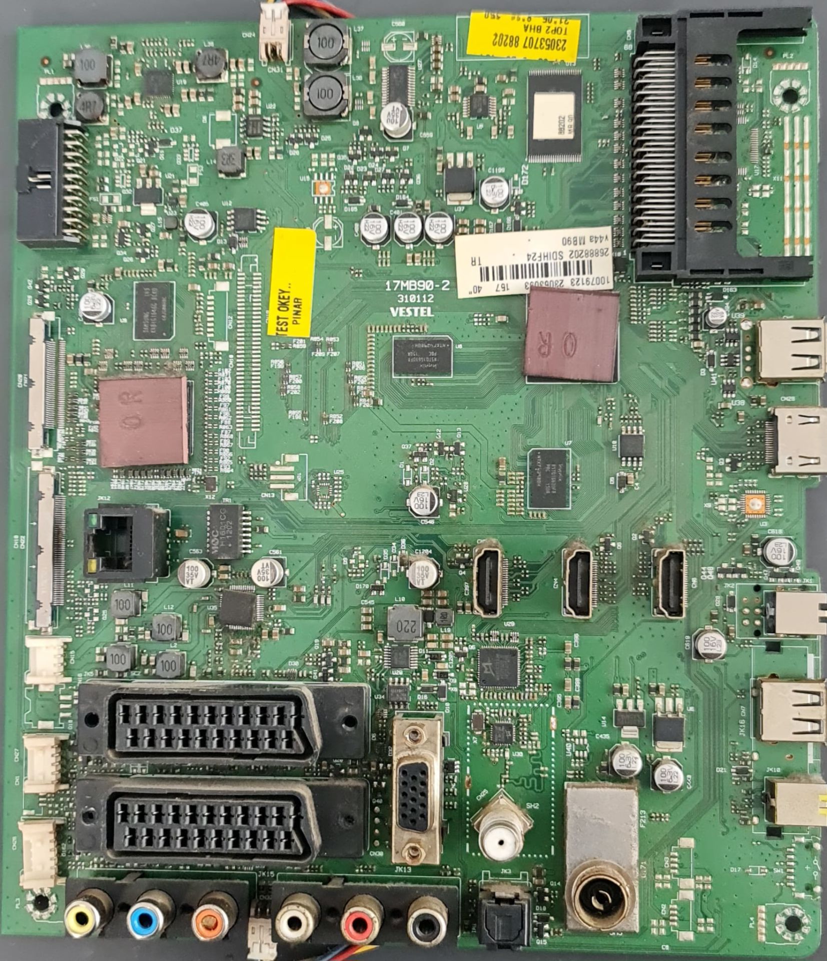 VESTEL,40PF7030,23053093,10079123,26888202,17MB90-2,MAİN,BOARD