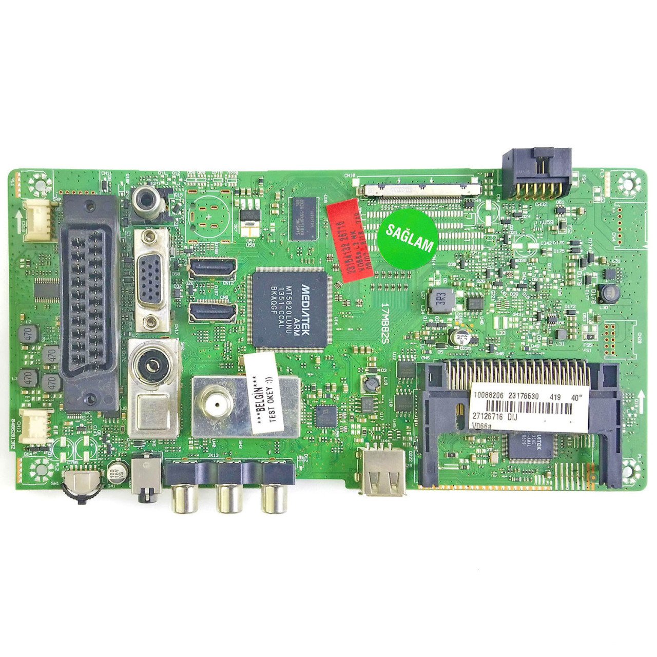 17MB82S ,04062013R2 , 23154454 , 27450338 , Vestel Anakart