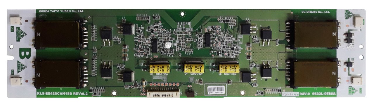 6632L-0580A , KLS-EE42SCAN18B REV:0.2 , LG INVERTER BOARD