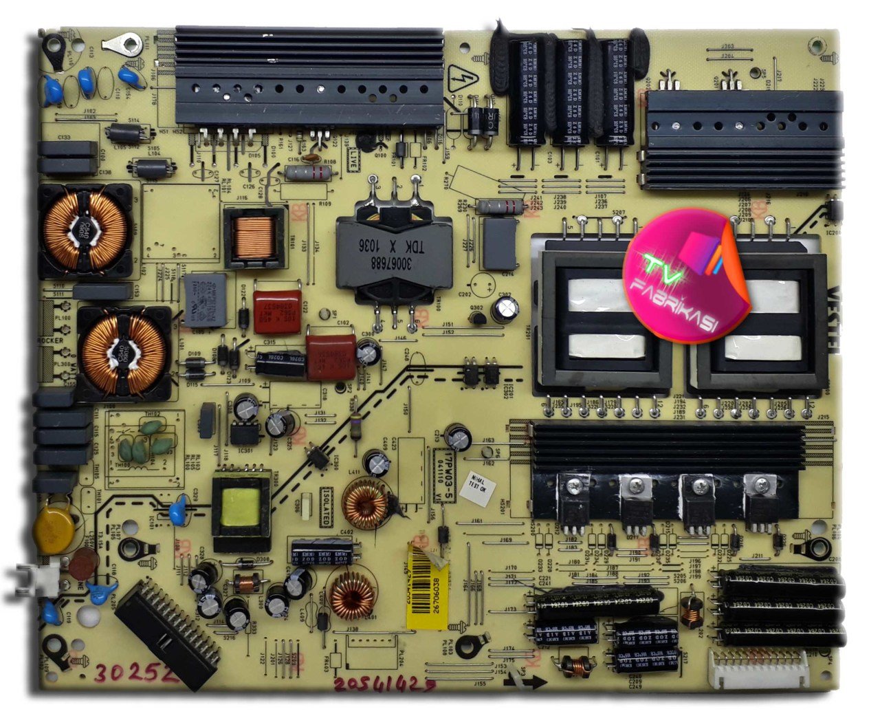 17PW03-5 , 041110 , 20541429 , POWER BOARD , VESTEL BESLEME