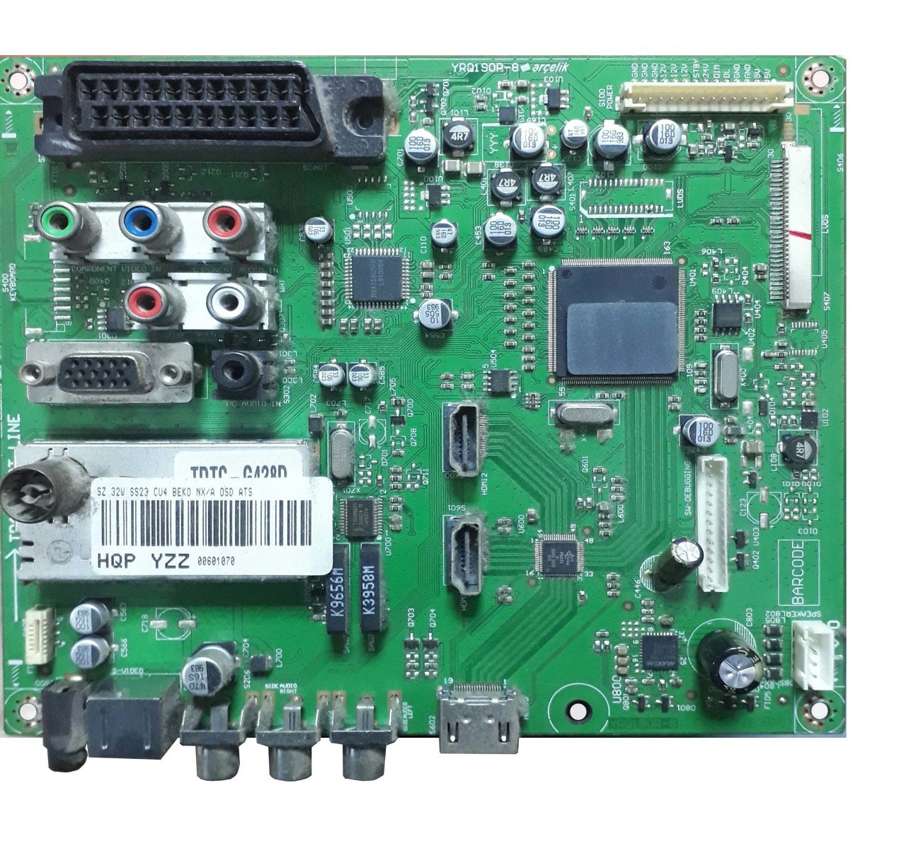 YRQ190R-8 , HQP YZZ , SZ 32W SS23 CU4 , LTA320AP06 , Main Board , Arçelik Beko Anakart