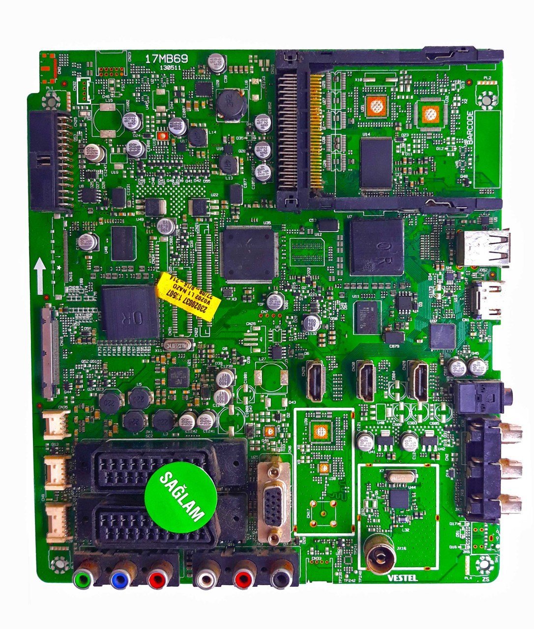 17MB69 , 130511 , 23057929 ,  23020037 , VESTEL ANAKART
