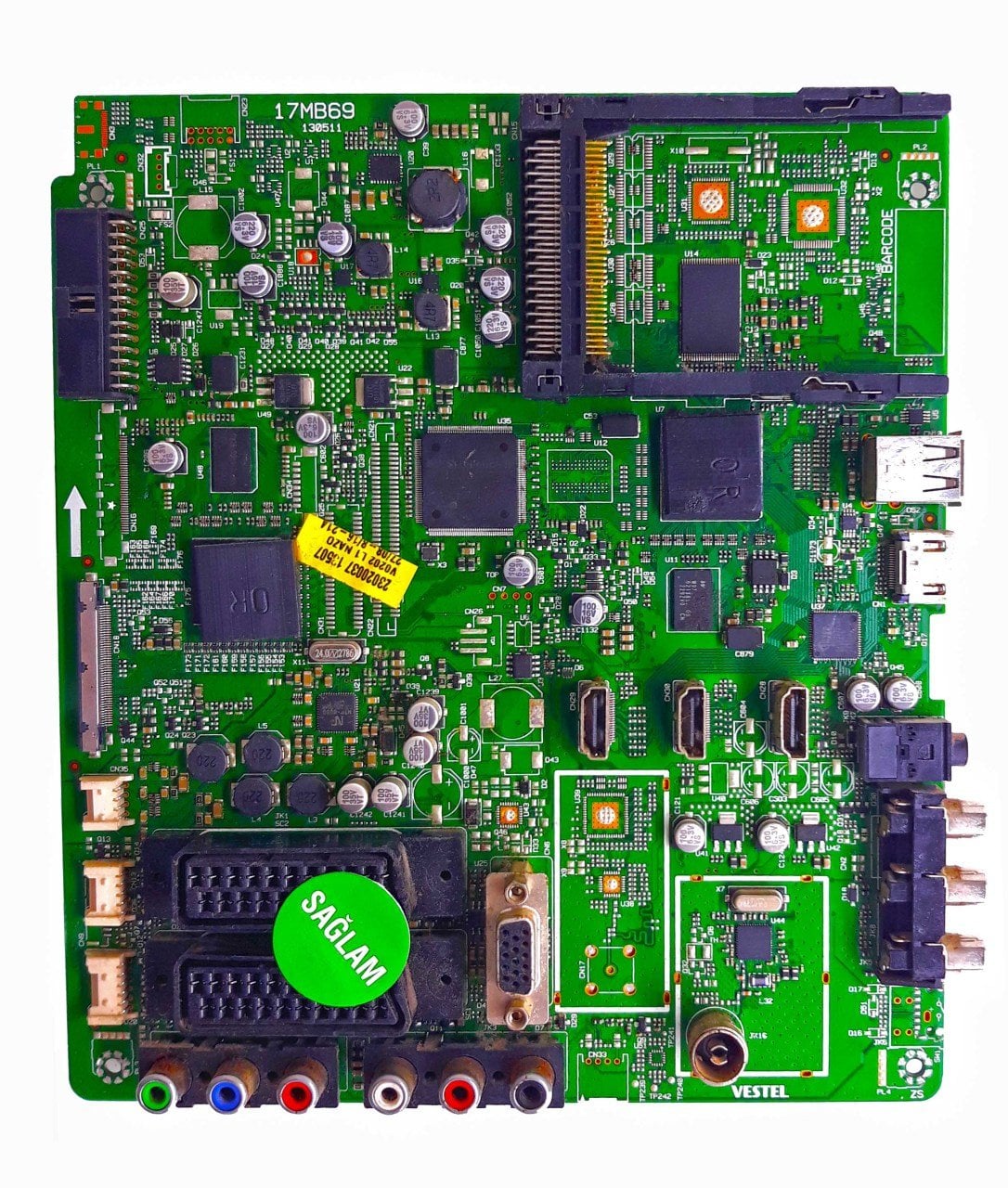 17MB69 , 130511 , 23057929 ,  23020037 , VESTEL ANAKART