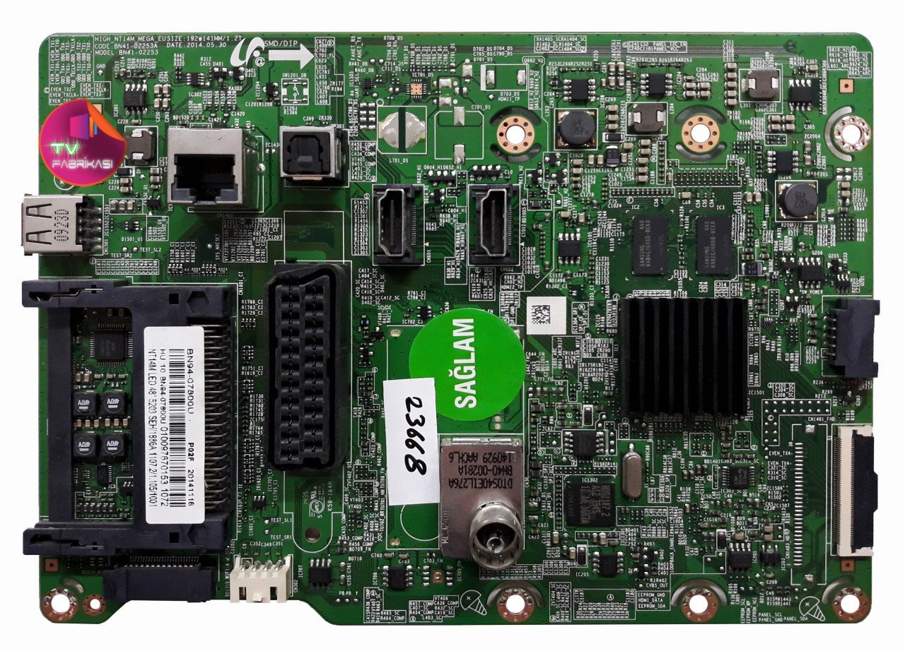 BN41-02253A BN94-07800U UE48H5203W Samsung Anakart