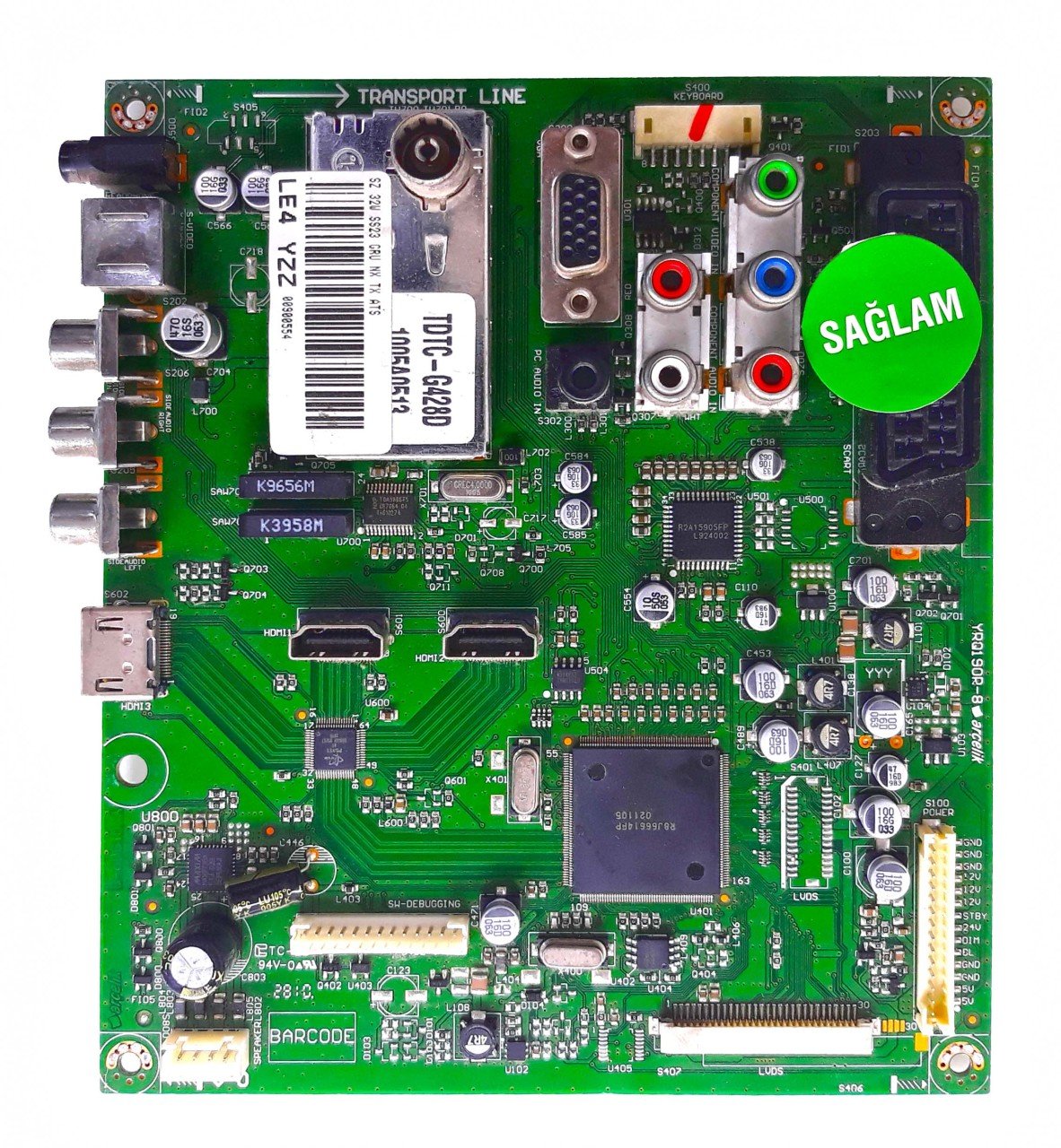 YRQ1SOR-8,TDTC-G428D,1005A0513,V-0,ARÇELIK ANAKART