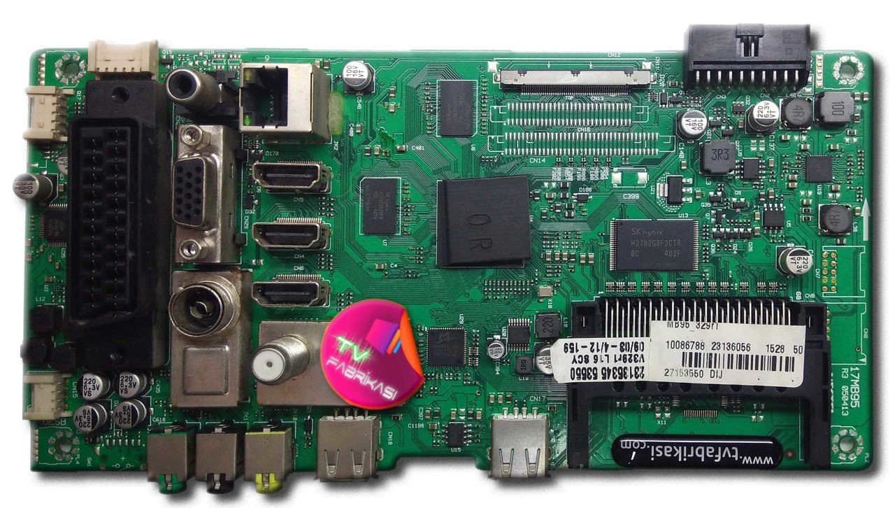 17MB95 R3 , 050413 , 23136056 , DIJ 50'' , MAIN BOARD , VESTEL ANAKART