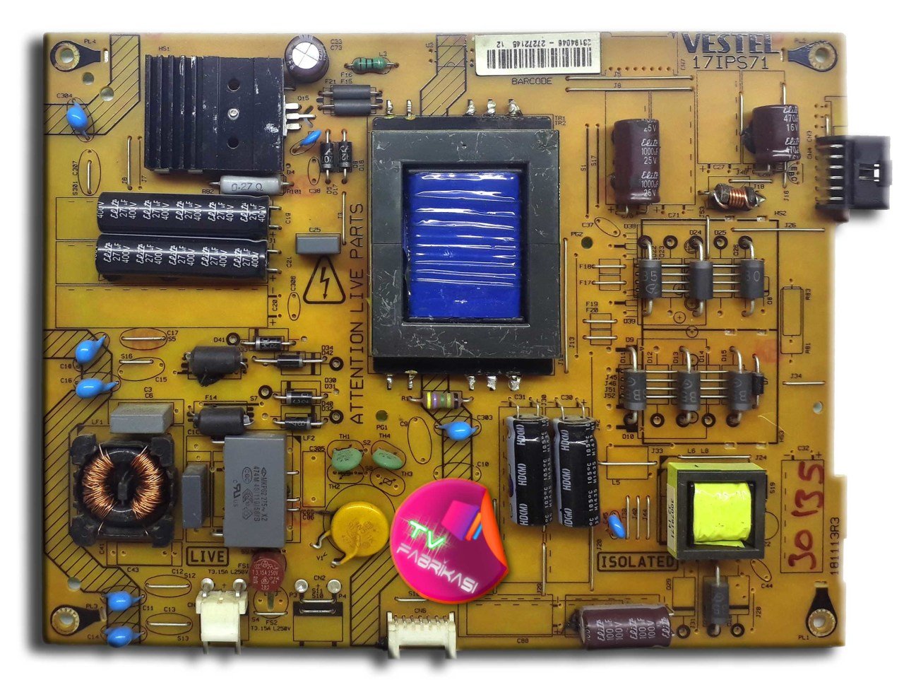17IPS71 , 181113R3 , 23194046 , POWER BOARD , VESTEL BESLEME