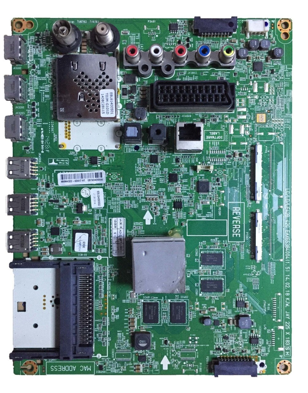 EAX65384004 (1.5) , EBT63439306 , LG 42LB652V , Main Board , LG AnaKart