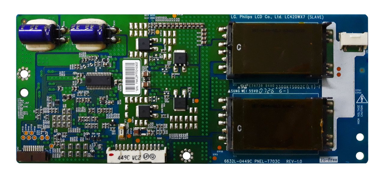 6632L-0449C , PNEL-T703C REV-1.0 , LC420WX7 , 2300KTS002C(LY)-F , LG INVERTER BOARD