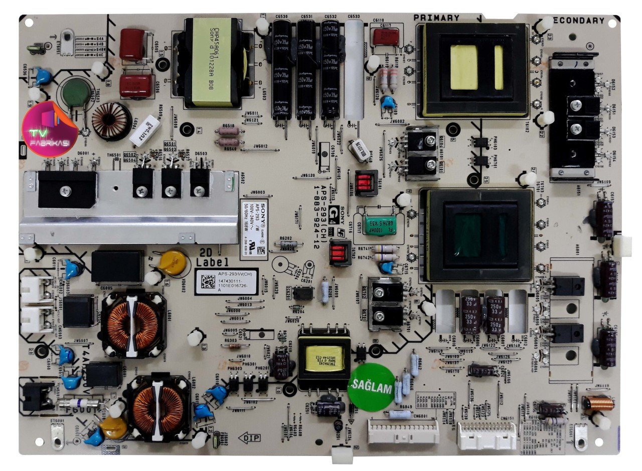 1-883-924-12 , APS-293 , 147430111 , KDL-40EX720 , LTY400HF09 , POWER BOARD , SONY BESLEME