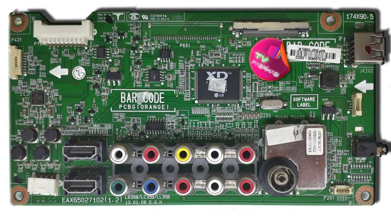 EAX65027102 (1.2) , 42LN5110 , EBL61200403 , MAIN BOARD , LG ANAKART