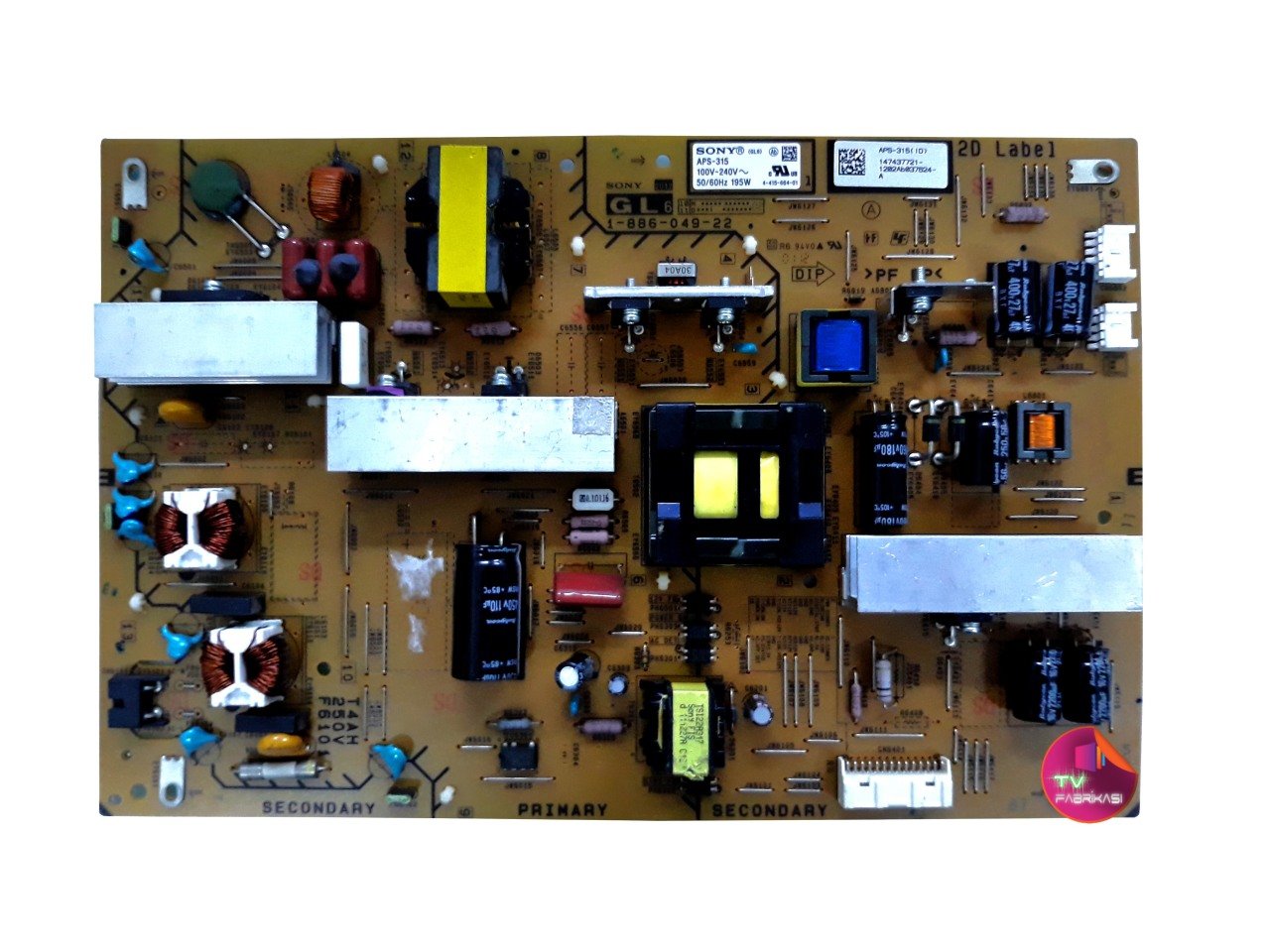 1-886-049-22 , APS-315 , 1-886-049-23 , KDL-40HX750 , 147437721 , POWER BOARD , SONY BESLEME
