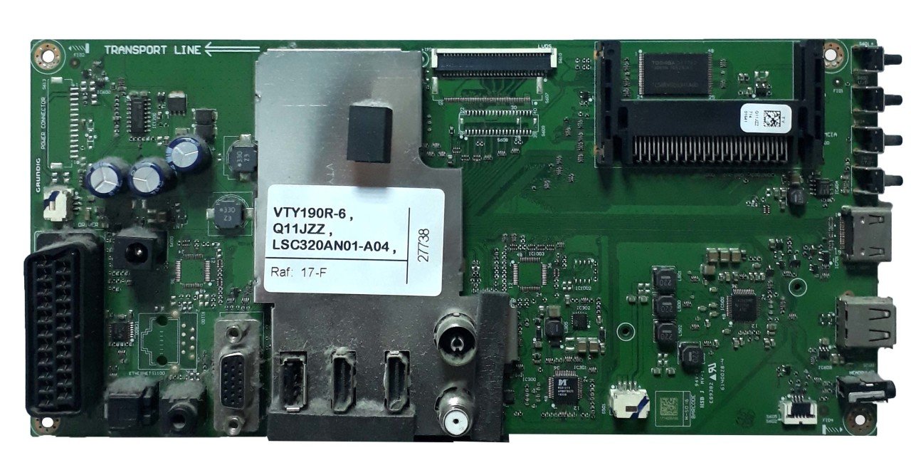 VTY190R-6 , Q11JZZ , LSC320AN01-A04 , Arçelik Beko B32-LB 5533 , Main Board , AnaKart