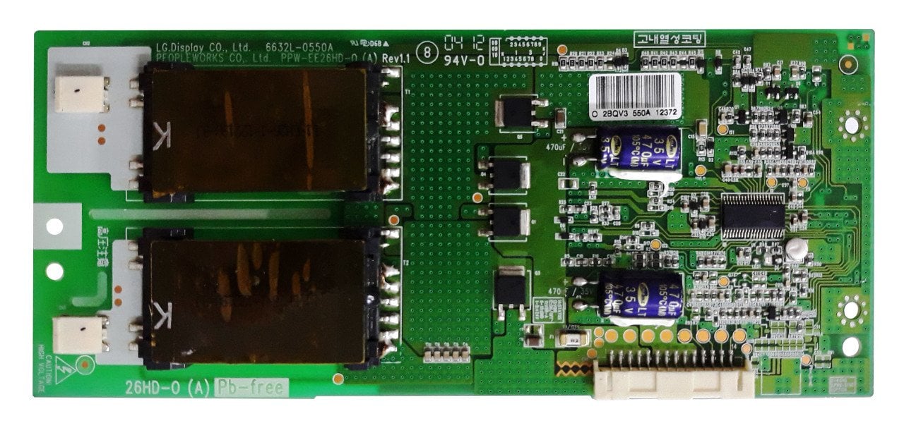6632L-0550A , PPW-EE26HD-0 (A) REV1.1 , LC260WXN-SBA1 , LG 26LD350-UB , LG INVERTER BOARD