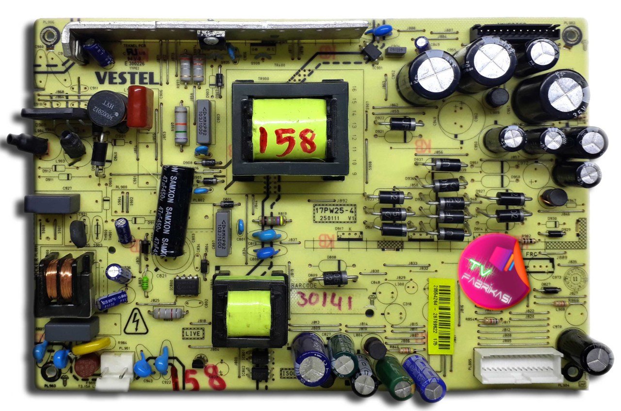 17PW25-4 , 250111 , V1 , 20554264 , POWER BOARD , VESTELE BESLEME