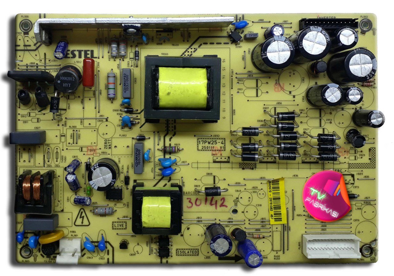 17PW25-4 , 250111 , V1 , 20593670 , POWER BOARD , VESTEL BESLEME