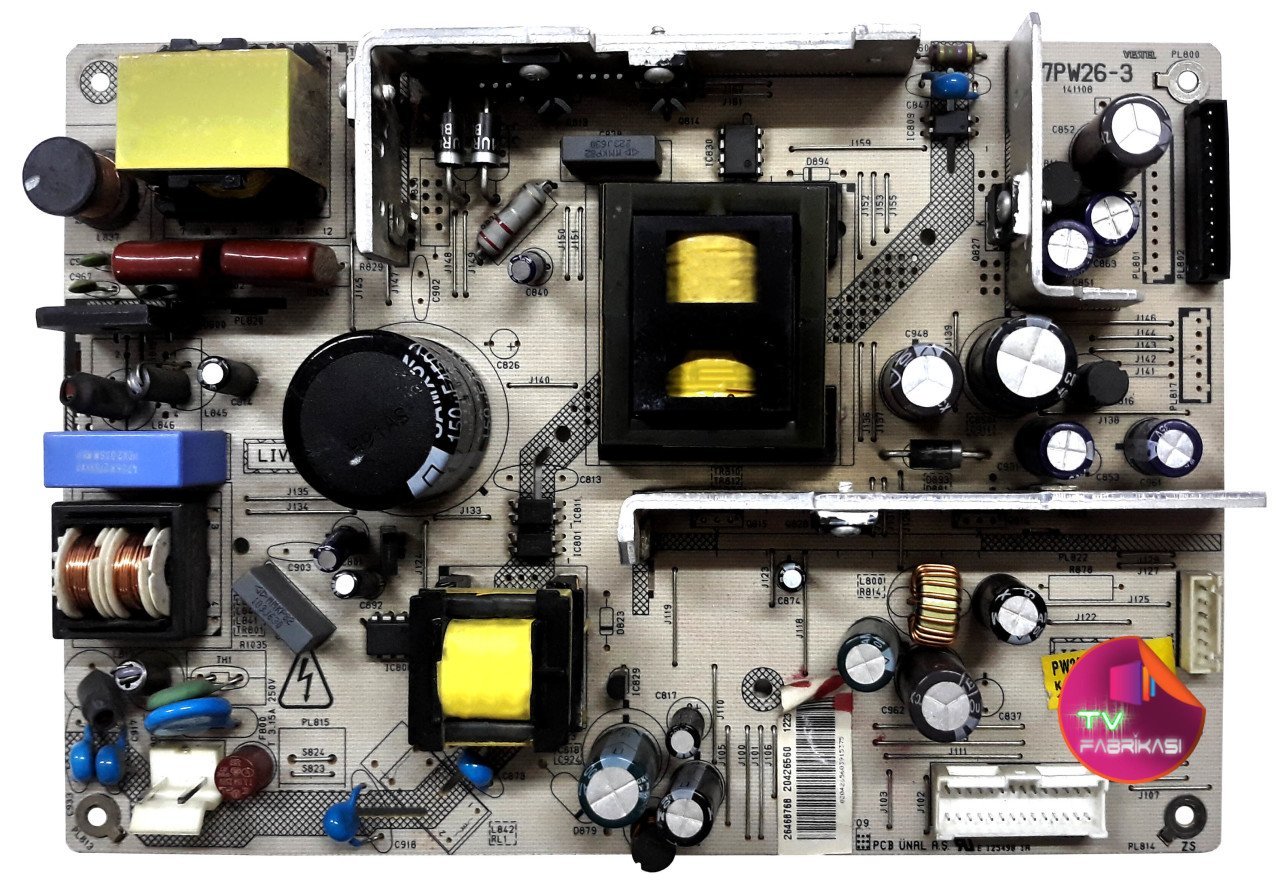 17PW26-3 , 141108 , 20426560 , POWER BOARD , VESTEL BESLEME