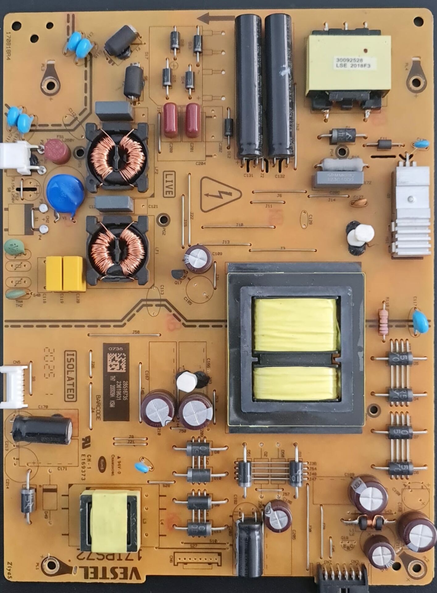 VESTEL,50UA9600,23619631,28516735,17IPS72,POWER,BOARD