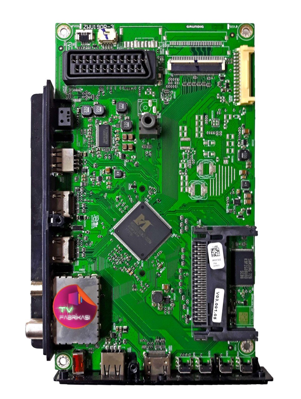 ZWU190R-3 , RHX3ZZ , V-0 , MAIN BOARD , ARÇELIK ANAKART