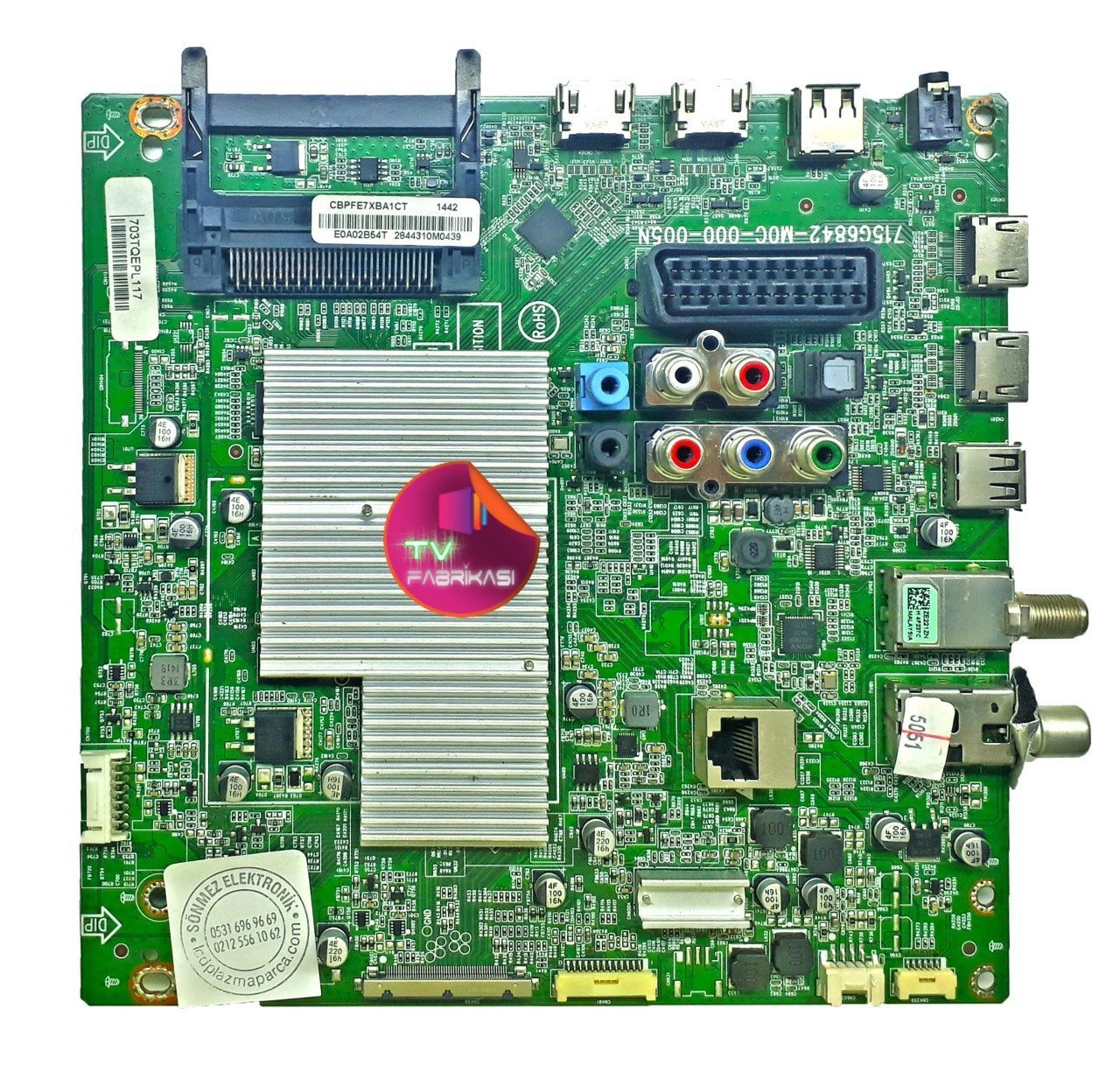 715G6842-M0C-000-005N ,CBPFE7XBA1CT , 703TQEPL117 , 40PUK6109 , PHILIPS , SİSTEM , MAİN , ANAKART