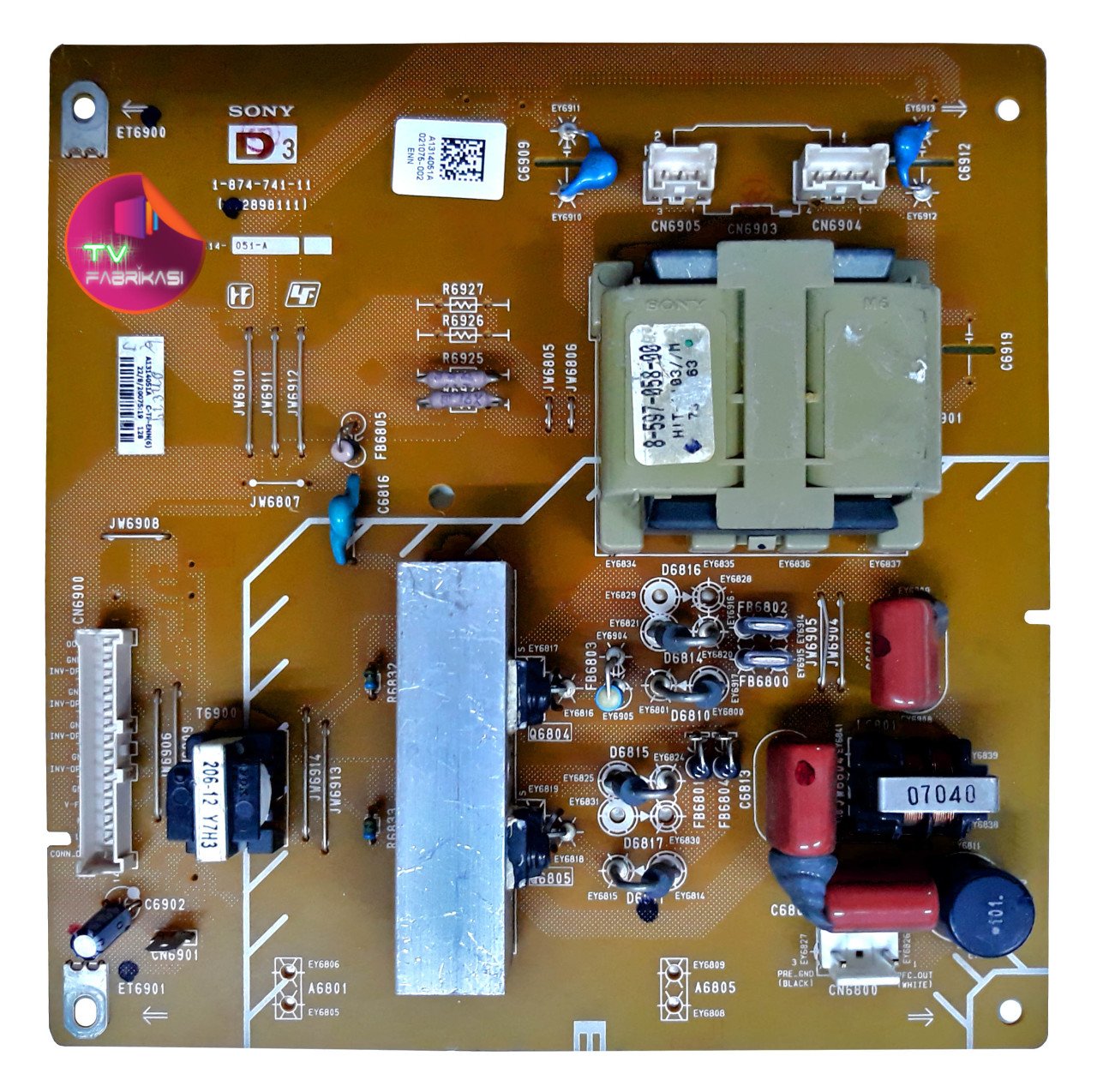 1-874-741-11 , A-1314-051-A , A1314051A , KDL-46V3000E ,172898111 , A-1314-051-A , POWER BOARD , SONY BESLEME