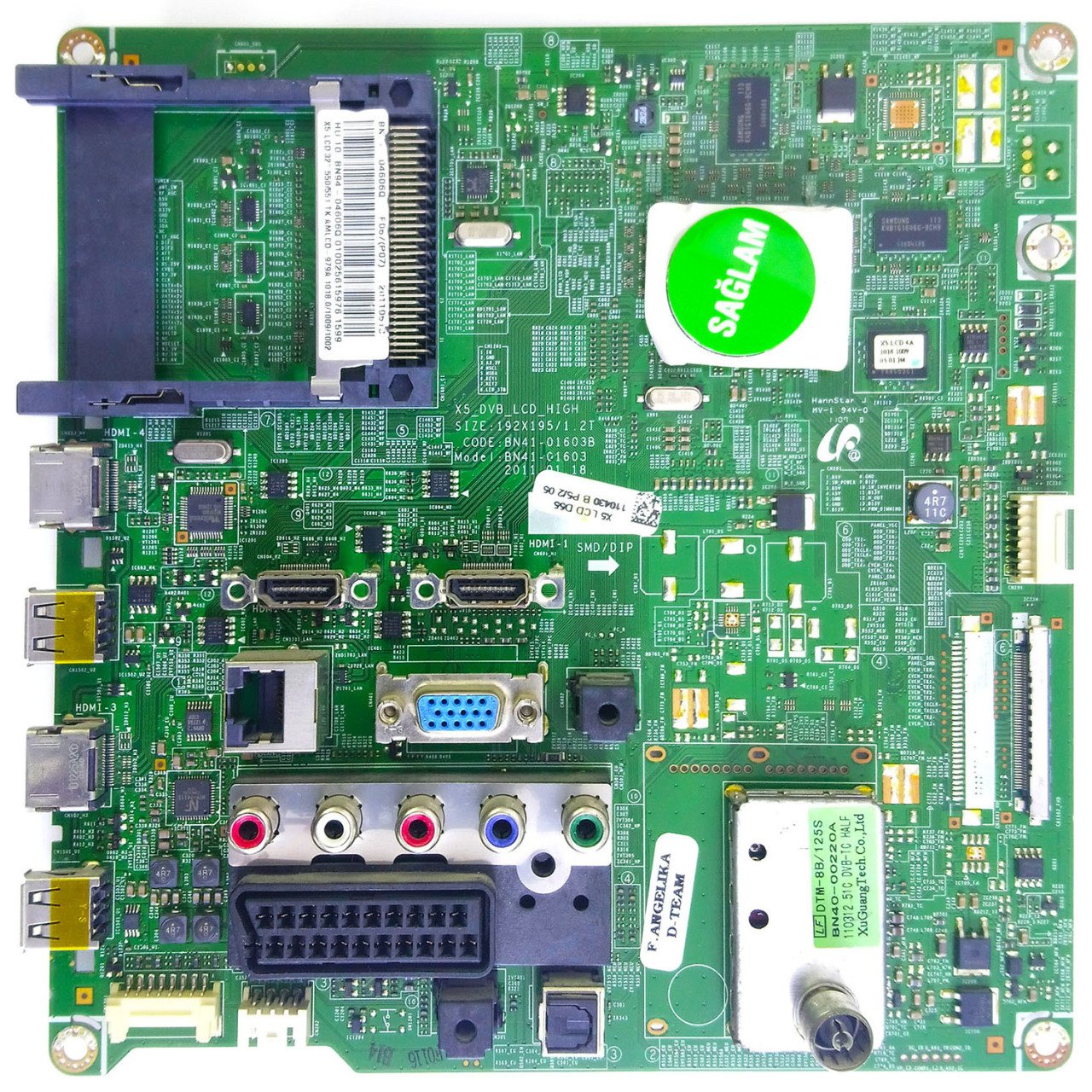 BN41-01603B BN94-04606Q LE32D550K1W Samsung Anakart