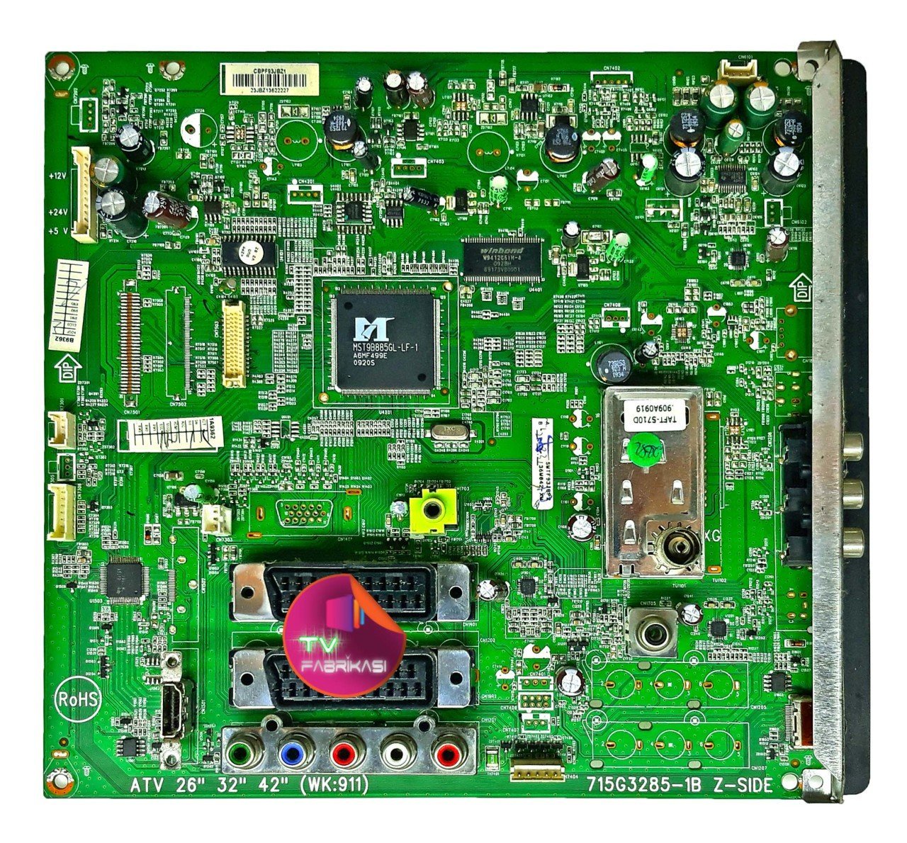 715G3285-1B , CBPF93JBZ1 , 42PFL3604/12 , ATV 26'' 32'' 42'' (WK:911) , MAIN , PHILIPS , ANAKART , SISTEM , BOARD