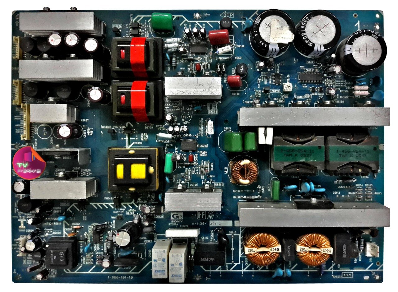 1-868-161-13 , A-1139-391-C , F6001T6.3AH , POWER BOARD , SONY BESLEME