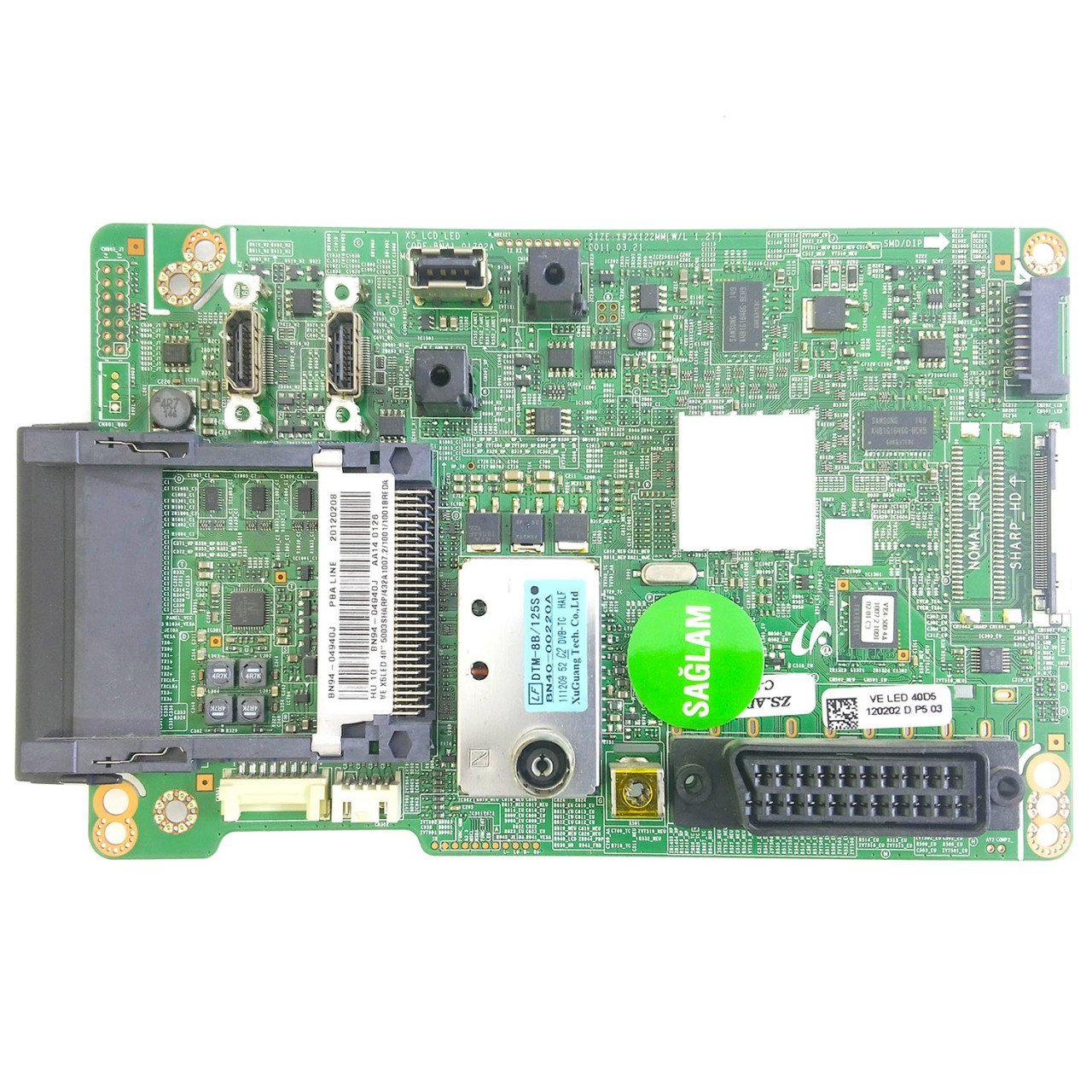 BN41-01702A BN94-04940J UE40D5003 Samsung Anakart