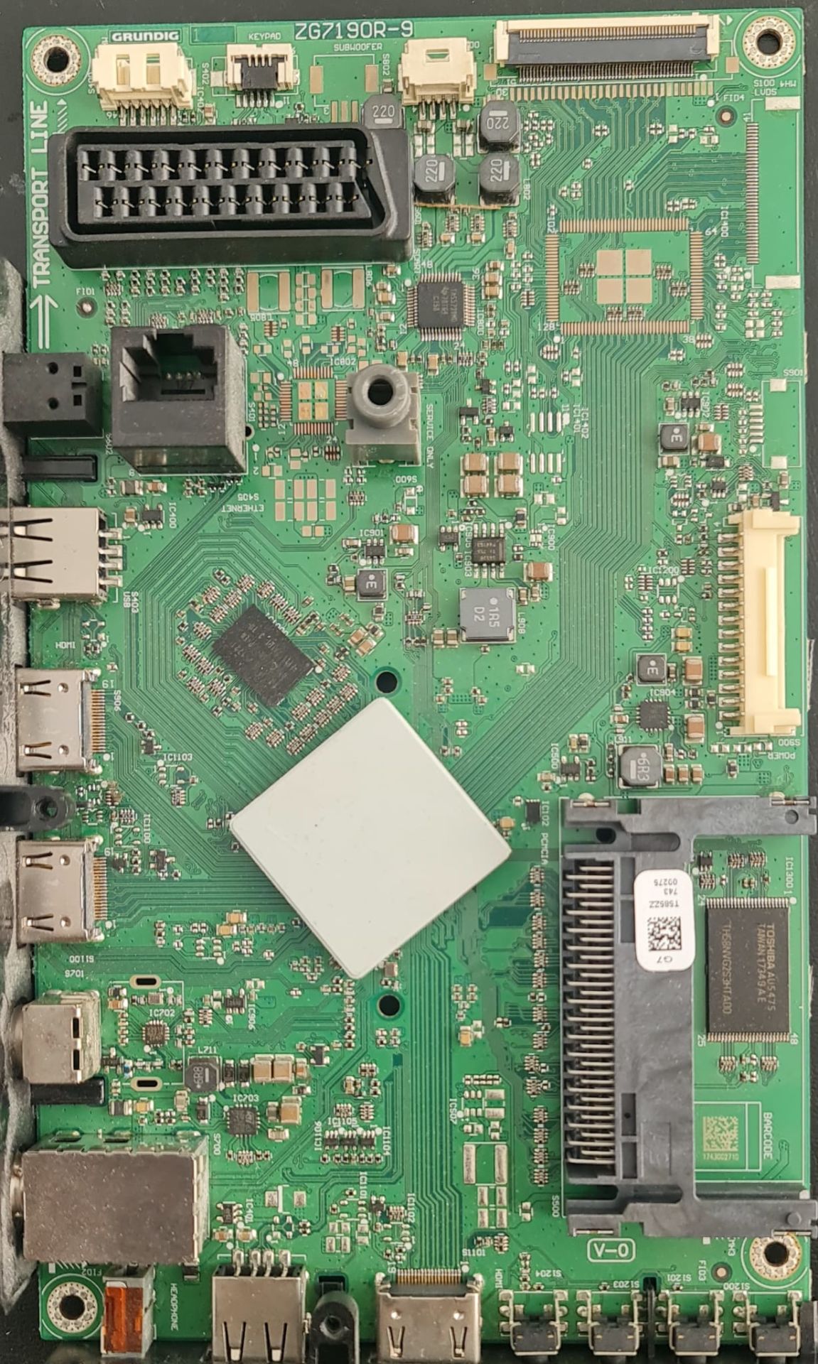 ARÇELİK,BEKO, A32L 6752 5B,T585ZZ,ZG7190R-9,MAİN,BOARD