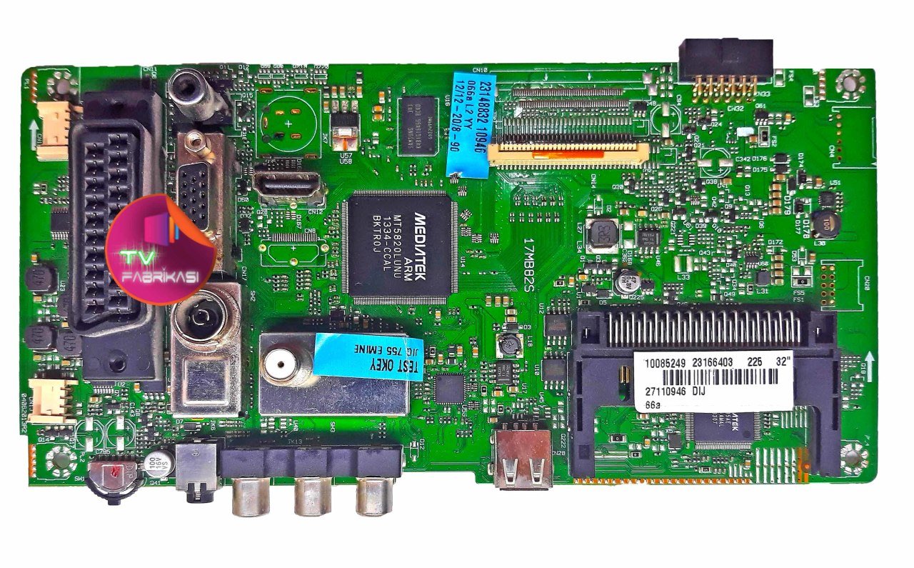 17MB82S , 23166403 , 04062013R2 , 27110946 DIJ , 32'' , MAIN BOARD , VESTEL ANAKART