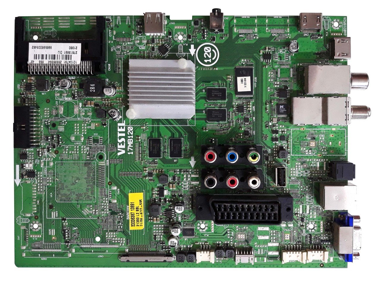 17MB120 , 23336387 , 23336394 , 43PUS6031/12 , VES430QNDL-2D-U11 , 43'' DIJ PANEL , MAIN BOARD , VESTEL ANAKART