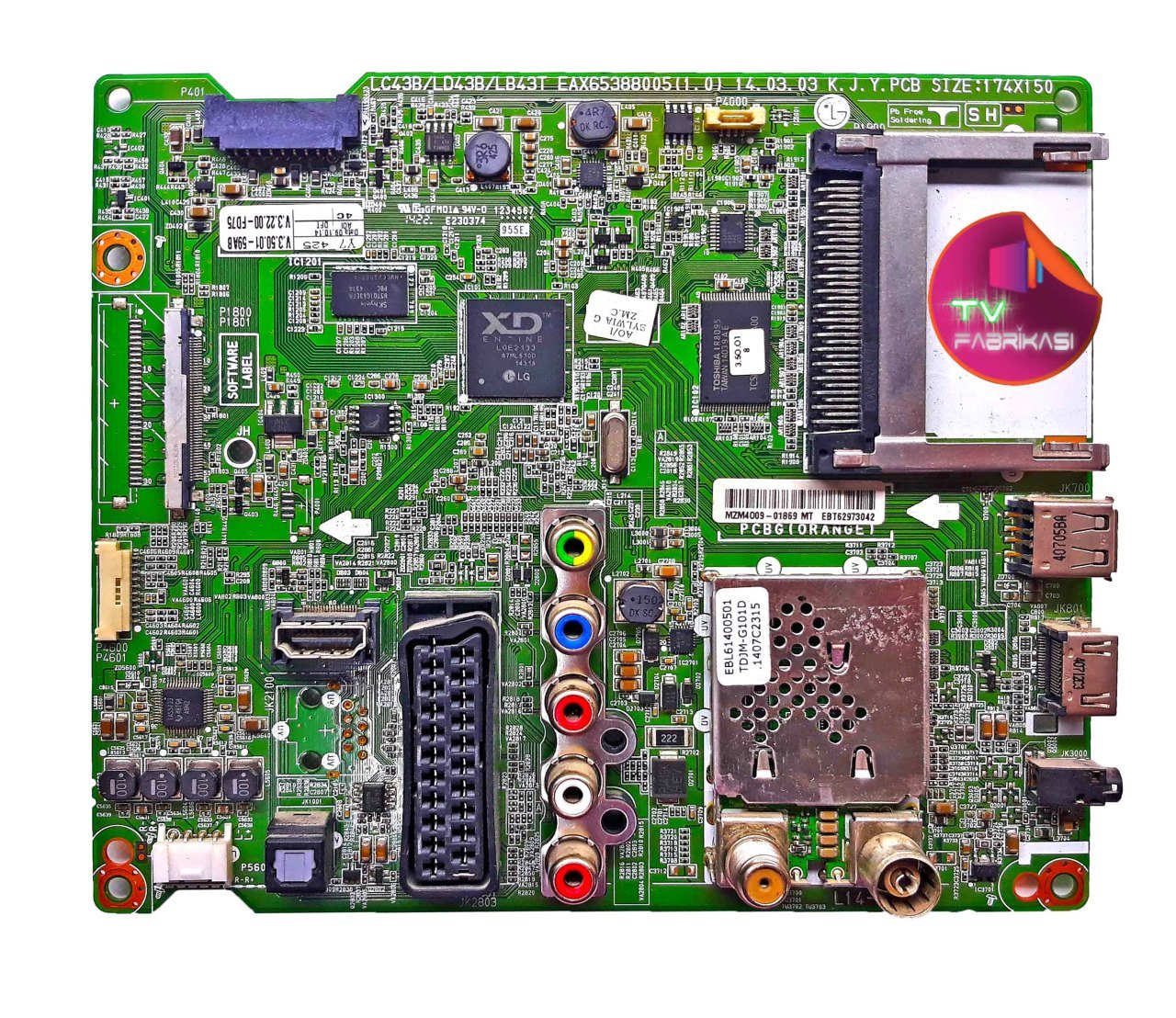 EBT62973042 ,  EAX65388003 , LG , 42LB620V , LC420DUE FG P2 , Main Board , Ana Kart