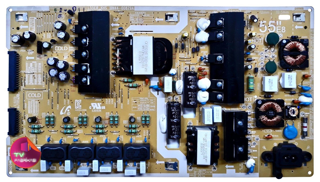 BN44-00879A , L55E8_KHS , REV 1.1 , UE55KS9000T , POWER BOARD , SAMSUNG BESLEME