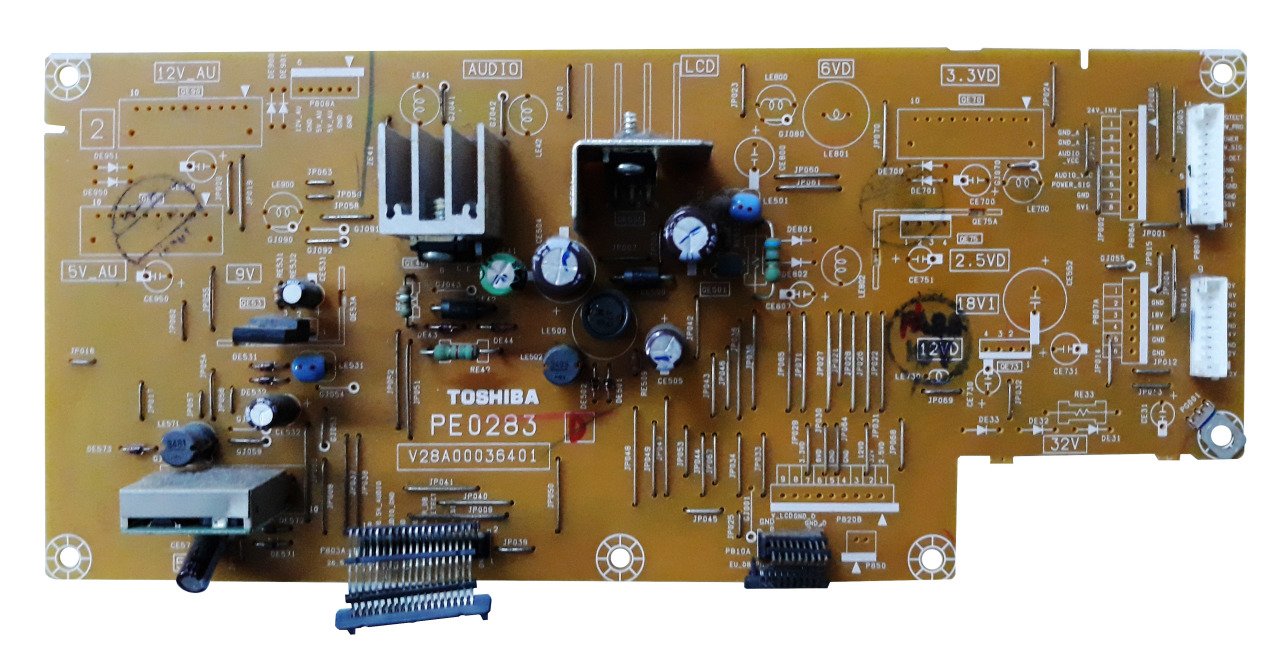 V28A00036401 , PE0283 , 42X3030D ,  POWER BOARD , TOSHIBA BESLEME