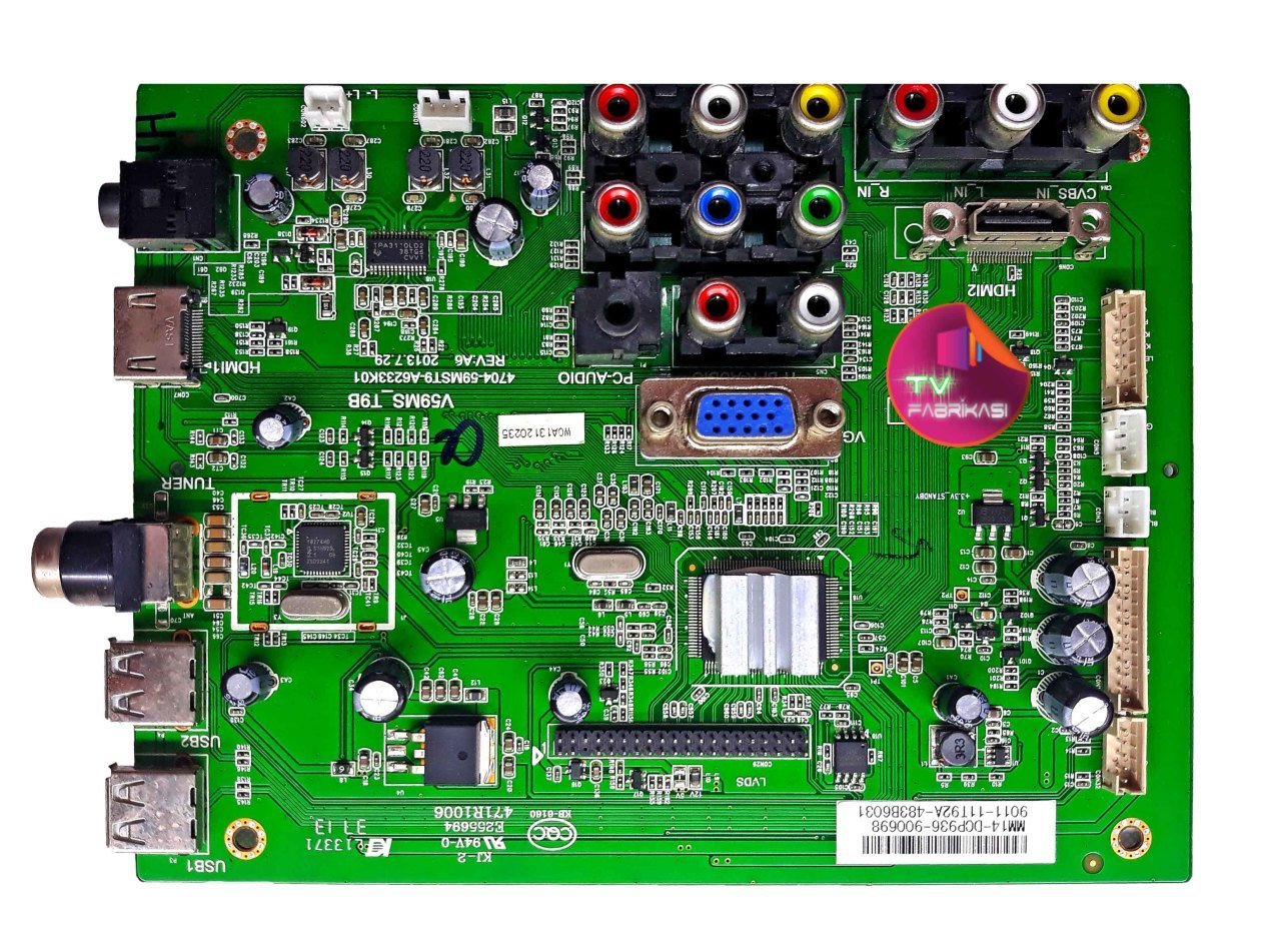 IRBİS T39Q77FAL , V59MS_T9B , 4704-59MST9-A6233K01 , REV A6 , MAIN BOARD , ANAKART