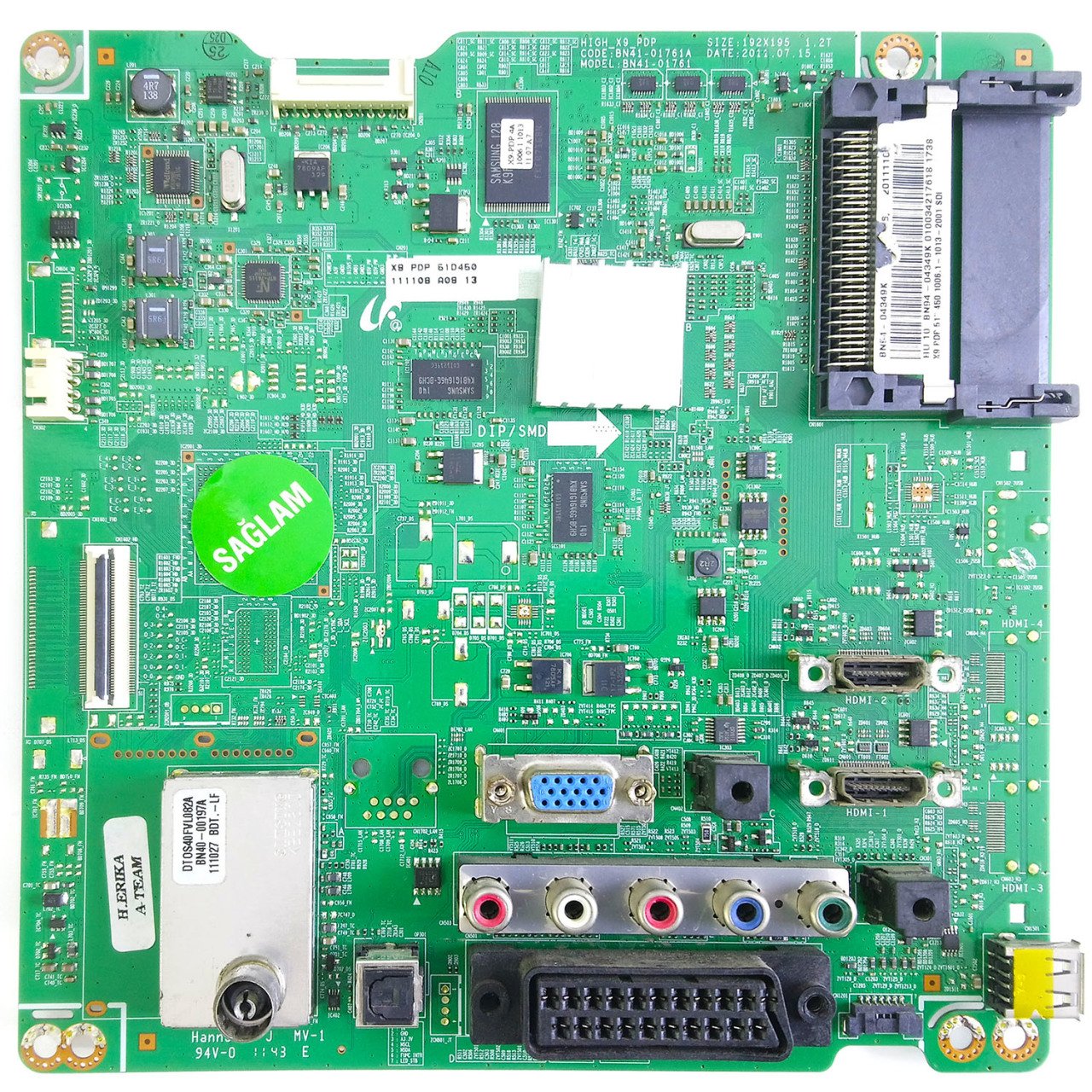 BN41-01761A BN94-04349K PS51D450 Samsung Anakart